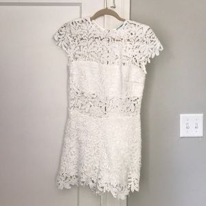 Karlie White lace romper